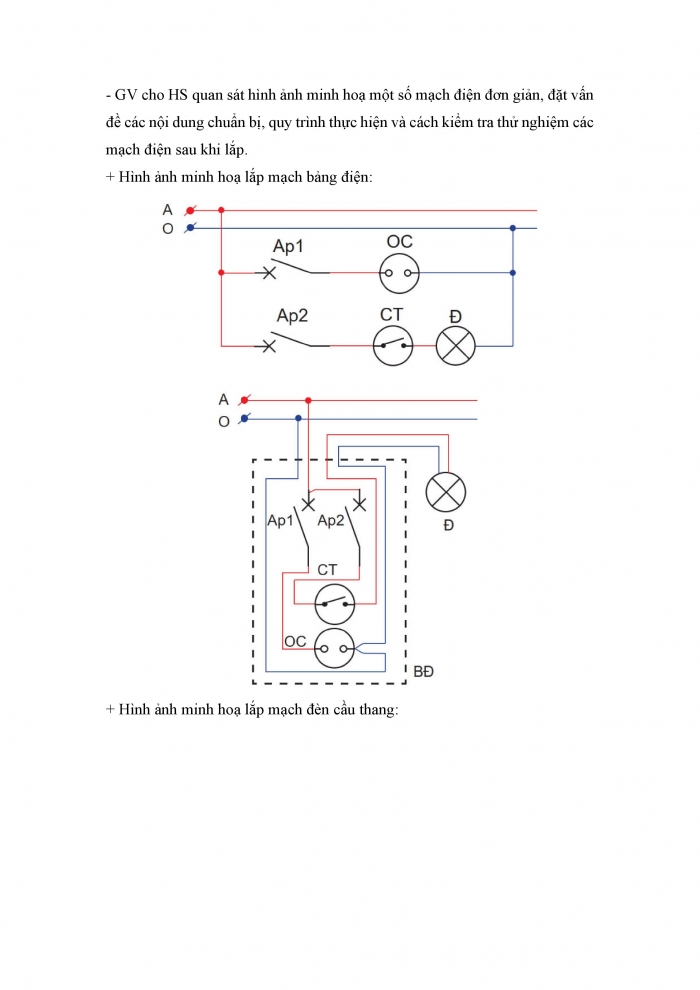 Giáo án và PPT công nghệ 9 lắp đặt mạng điện trong nhà Cánh diều bài 6: Thực hành lắp đặt mạng điện trong nhà