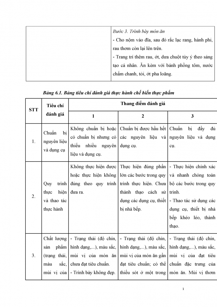 Giáo án và PPT Công nghệ 9 Chế biến thực phẩm Kết nối Bài 7: Chế biến thực phẩm không sử dụng nhiệt