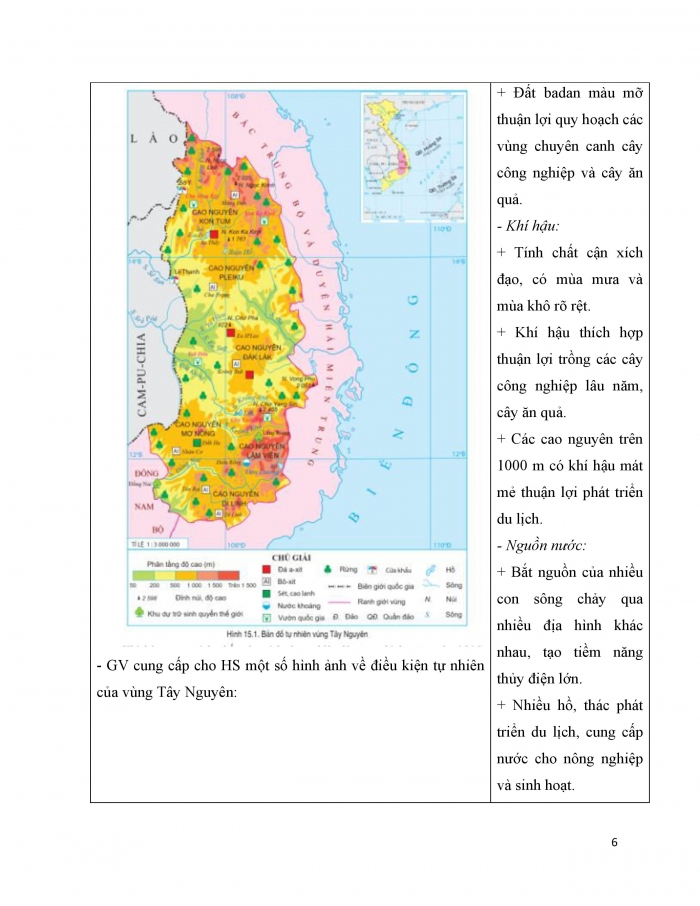 Giáo án và PPT Địa lí 9 cánh diều bài 15: Vùng Tây Nguyên