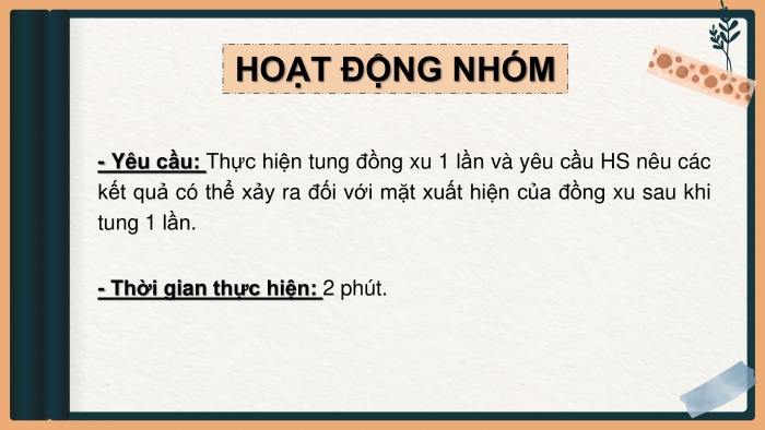 Giáo án PPT Toán 6 cánh diều Bài 3: Mô hình xác suất trong một số trò chơi và thí nghiệm đơn giản