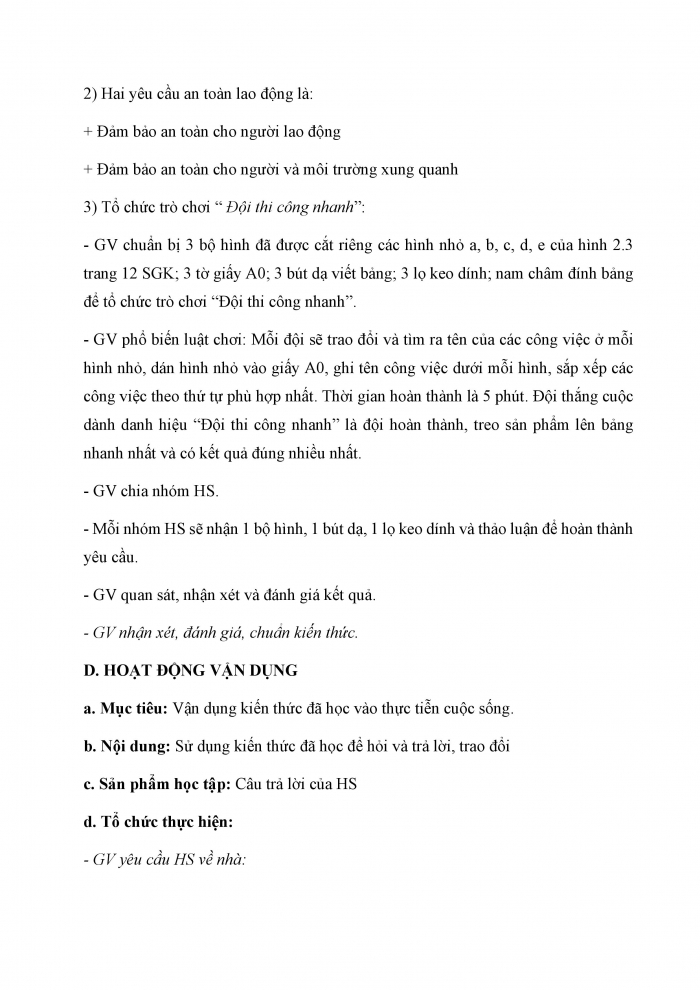 Giáo án và PPT Công nghệ 6 cánh diều Bài 2: Xây dựng nhà ở