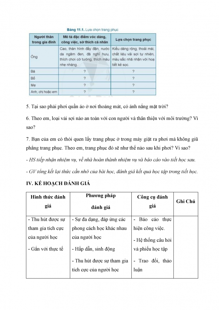 Giáo án và PPT Công nghệ 6 cánh diều Ôn tập chủ đề 3