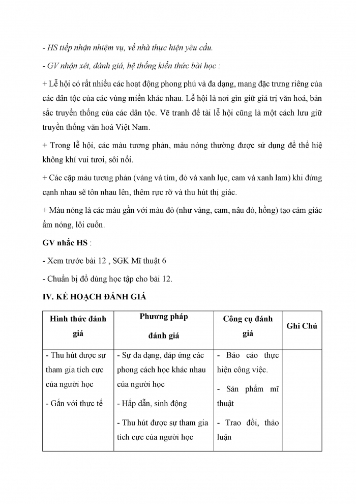 Giáo án và PPT Mĩ thuật 6 cánh diều Bài 11: Ngày hội quê em