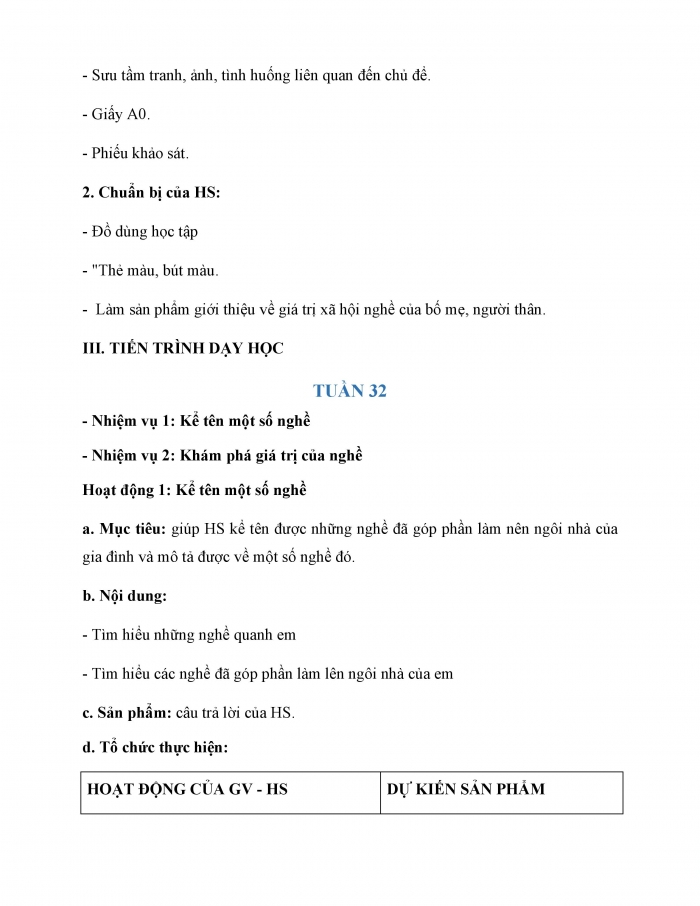 Giáo án và PPT HĐTN 6 chân trời Chủ đề 9: Tôn trọng người lao động