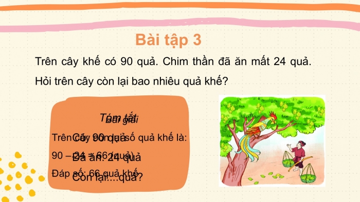 Giáo án PPT Toán 2 kết nối Bài 23: Phép trừ (có nhớ) số có hai chữ số cho số có hai chữ số