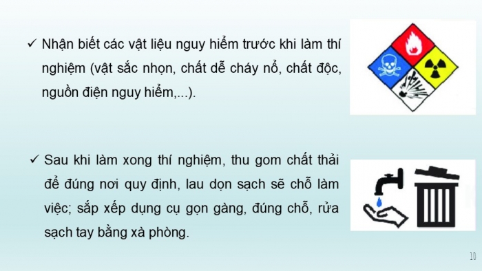 Giáo án PPT KHTN 6 kết nối Bài 2: An toàn trong phòng thực hành