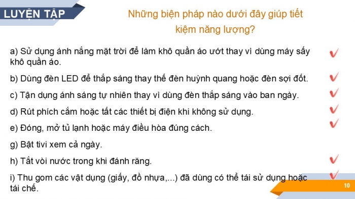 Giáo án PPT KHTN 6 kết nối Bài 51: Tiết kiệm năng lượng