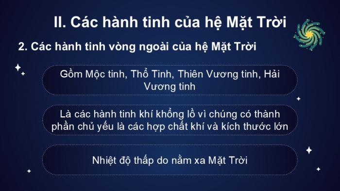 Giáo án PPT KHTN 6 kết nối Bài 54: Hệ Mặt Trời