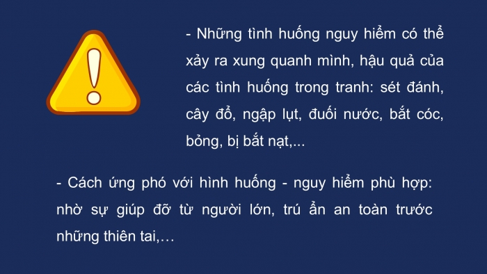 Giáo án PPT Công dân 6 chân trời Bài 7: Ứng phó với tình huống nguy hiểm