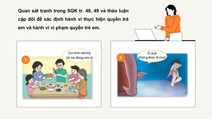 Giáo án PPT Công dân 6 chân trời Bài 12: Thực hiện quyền trẻ em