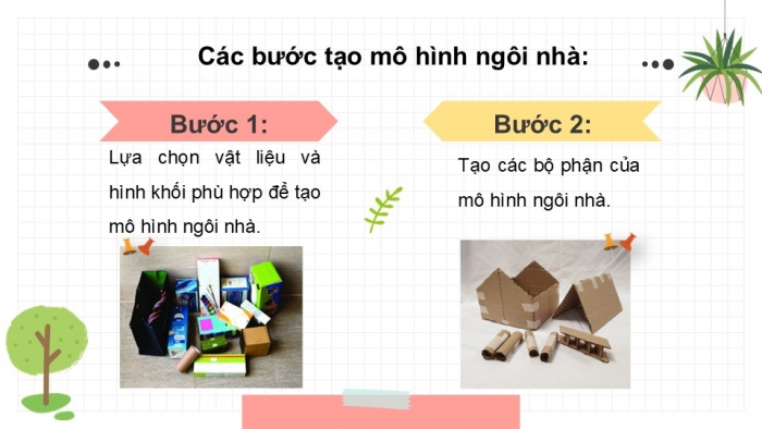 Giáo án PPT Mĩ thuật 6 chân trời Bài 2: Mô hình ngôi nhà 3D