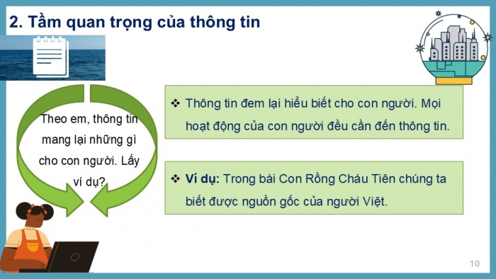 Giáo án PPT Tin học 6 kết nối Bài 1: Thông tin và dữ liệu