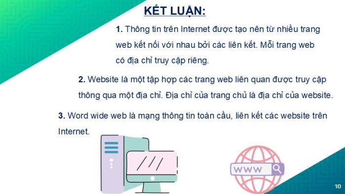 Giáo án PPT Tin học 6 kết nối Bài 6: Mạng thông tin toàn cầu