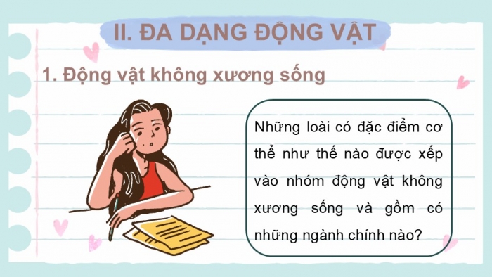 Giáo án PPT KHTN 6 kết nối Bài 36: Động vật