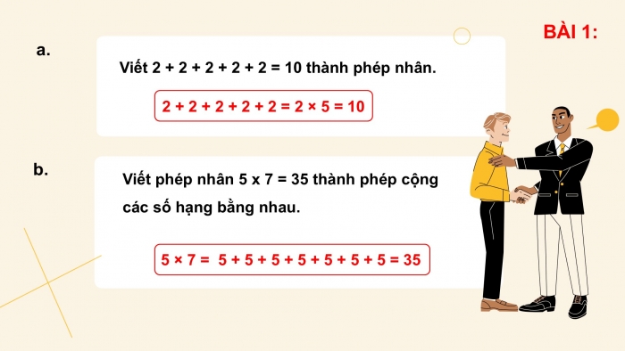 Giáo án PPT Toán 2 kết nối Bài 37: Phép nhân