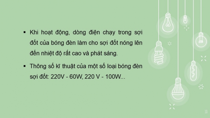 Giáo án PPT Công nghệ 6 kết nối Bài 11: Đèn điện