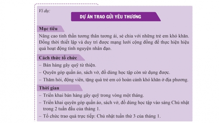 Giáo án điện tử Hoạt động trải nghiệm 12 cánh diều Chủ đề 5: Chủ động tham gia các hoạt động xã hội (P3)