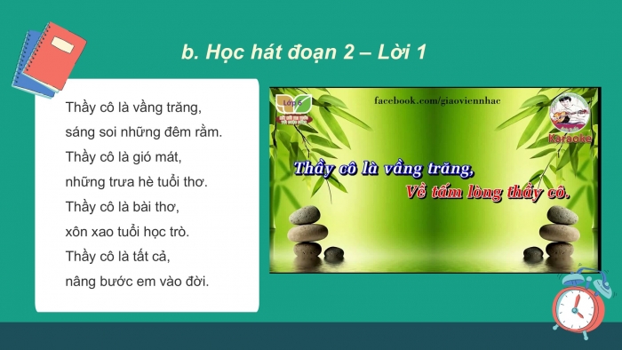 Giáo án PPT Âm nhạc 6 kết nối Tiết 9: Hát Thầy cô là tất cả, Nghe Nhớ ơn thầy cô