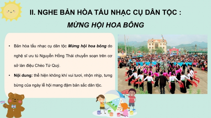 Giáo án PPT Âm nhạc 6 kết nối Tiết 19: Hát Mưa rơi, Nghe Bản hoà tấu nhạc cụ dân tộc Mừng hội hoa bông