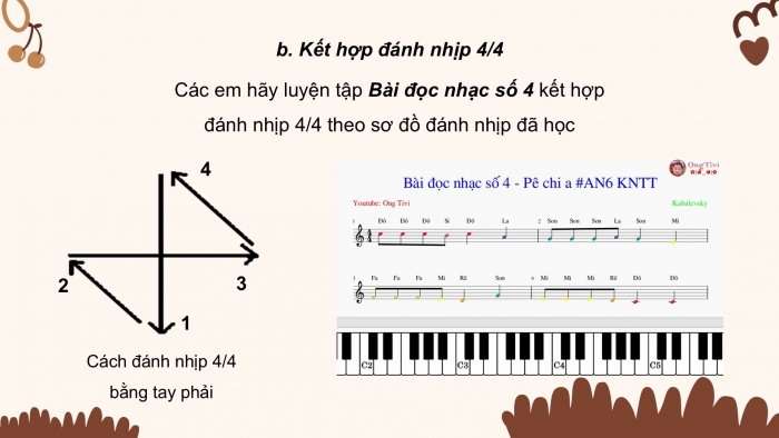 Giáo án PPT Âm nhạc 6 kết nối Tiết 24: Giới thiệu cung và nửa cung, Bài đọc nhạc số 4, Ôn tập Chỉ có một trên đời