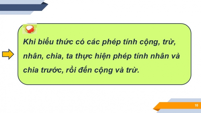 Giáo án PPT Toán 6 cánh diều Bài 6: Thứ tự thực hiện các phép tính