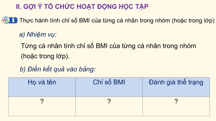 Giáo án PPT Toán 6 cánh diều Thực hành trải nghiệm Chủ đề 2: Chỉ số khối cơ thể (BMI)