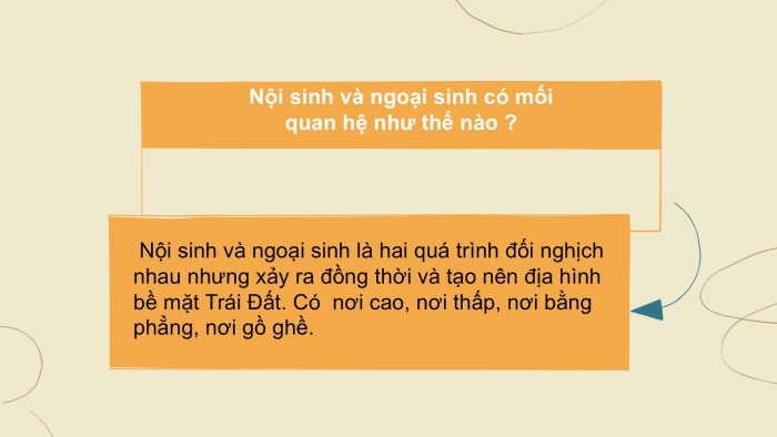 Giáo án PPT Địa lí 6 chân trời Bài 10: Quá trình nội sinh và ngoại sinh. Các dạng địa hình chính. Khoáng sản