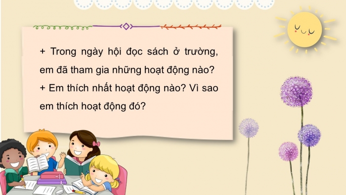 Giáo án PPT Tự nhiên và Xã hội 2 kết nối Bài 7: Ngày hội đọc sách của chúng em