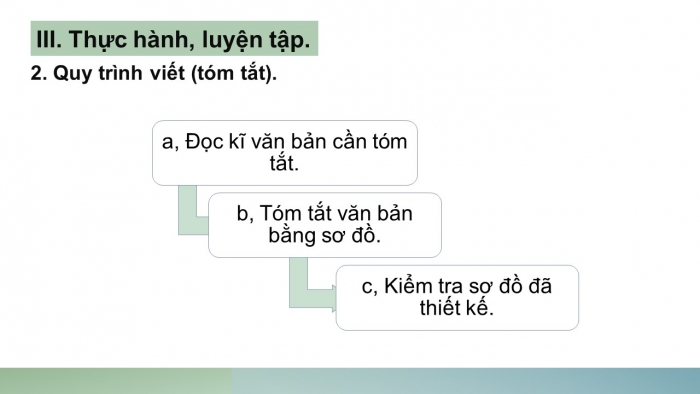 Giáo án PPT Ngữ văn 6 chân trời Bài 1: Tóm tắt nội dung chính của một văn bản bằng sơ đồ