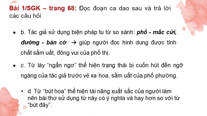 Giáo án PPT Ngữ văn 6 chân trời Bài 3: Thực hành tiếng Việt