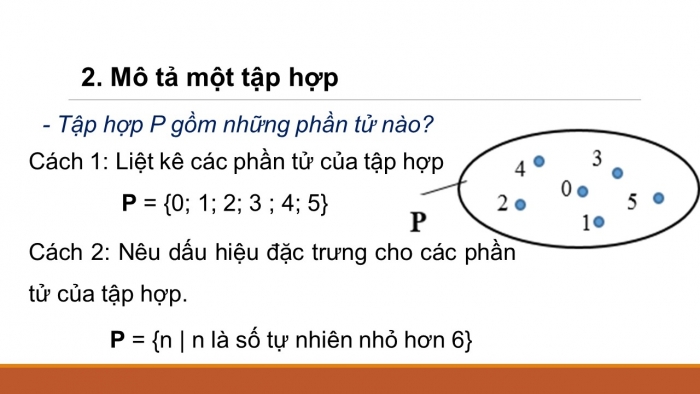 Giáo án PPT Toán 6 kết nối Bài 1: Tập hợp