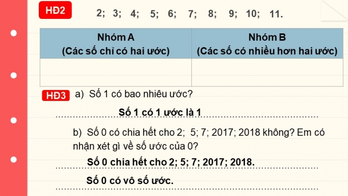 Giáo án PPT Toán 6 kết nối Bài 10: Số nguyên tố