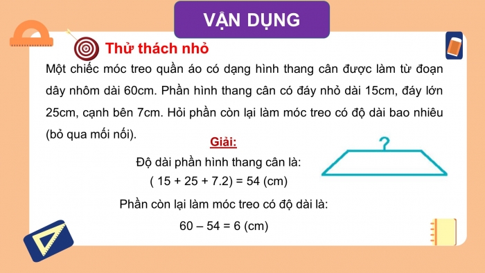 Giáo án PPT Toán 6 kết nối Bài 20: Chu vi và diện tích của một số tứ giác đã học