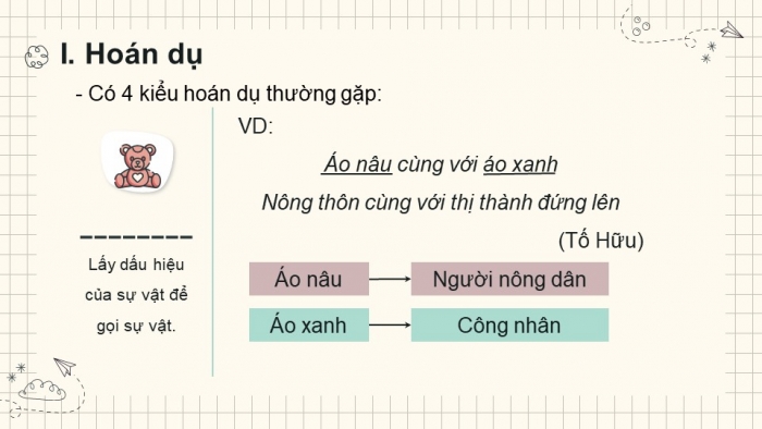 Giáo án PPT Ngữ văn 6 kết nối Bài 4: Biện pháp tu từ, Nghĩa của từ ngữ