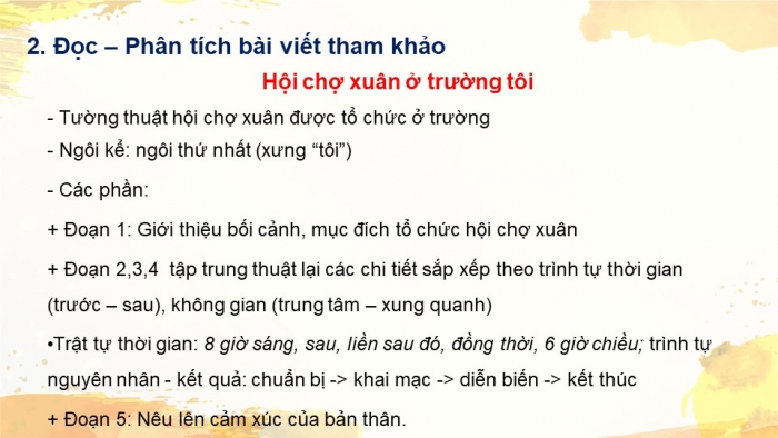 Giáo án PPT Ngữ văn 6 kết nối Bài 6: Viết bài văn thuyết minh thuật lại một sự kiện