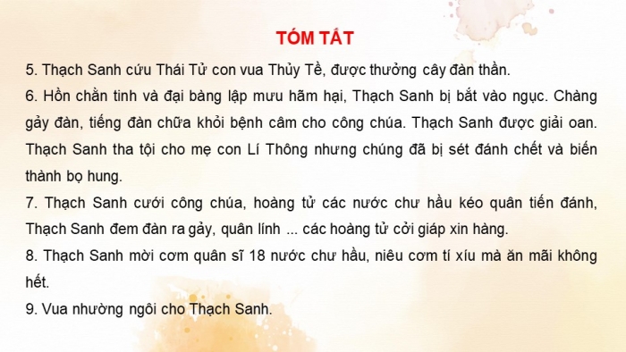 Giáo án PPT Ngữ văn 6 kết nối Bài 7: Thạch Sanh