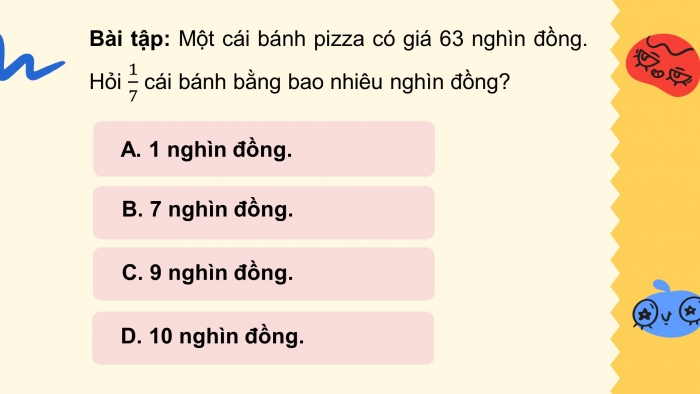 Giáo án PPT Toán 6 chân trời Bài 6: Giá trị phân số của một số