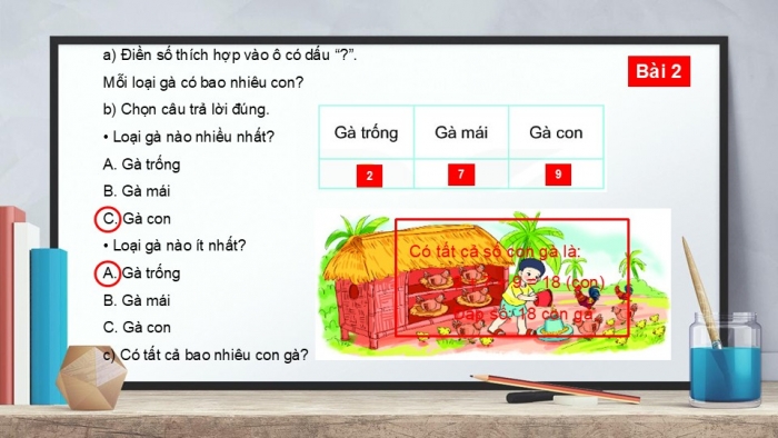 Giáo án PPT Toán 2 kết nối Bài 64: Thu thập, phân loại, kiểm đếm số liệu