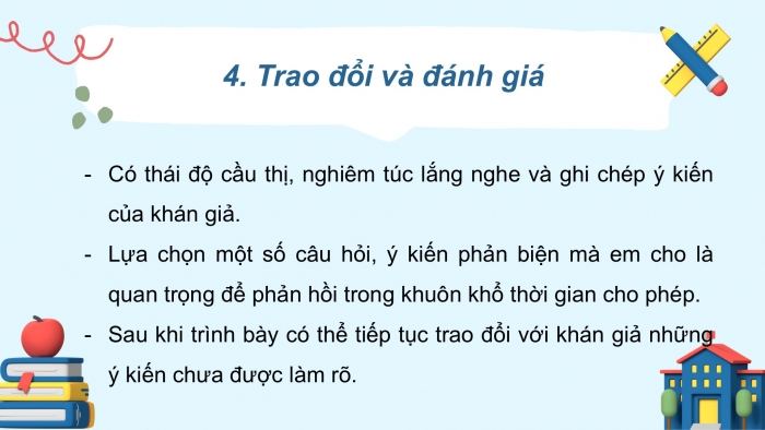 Giáo án PPT Ngữ văn 6 chân trời Bài 8: Trình bày ý kiến về một vấn đề trong đời sống