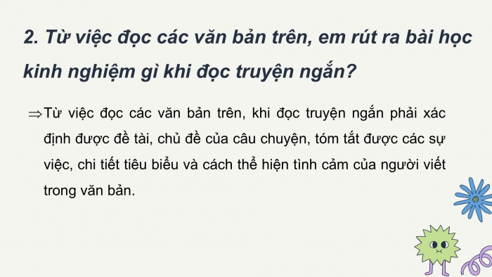 Giáo án PPT Ngữ văn 6 chân trời Bài 9: Cô bé bán diêm