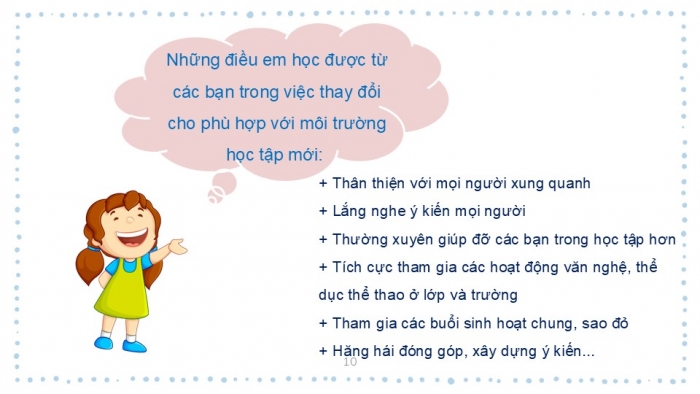 Giáo án PPT HĐTN 6 kết nối Tuần 3: Điều chỉnh bản thân cho phù hợp với môi trường học tập mới