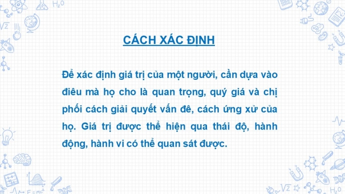 Giáo án PPT HĐTN 6 kết nối Tuần 8: Những giá trị của bản thân