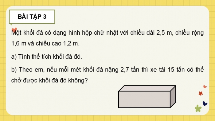 Giáo án điện tử Toán 5 cánh diều Bài 66: Luyện tập