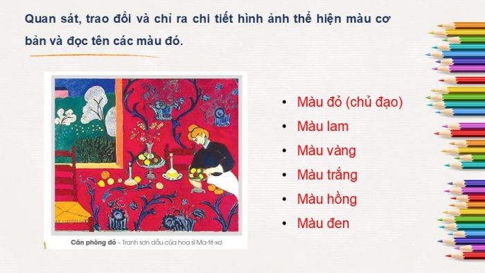 Giáo án PPT Mĩ thuật 2 cánh diều Bài 1: Vui chơi với màu