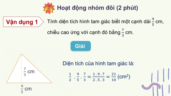 Giáo án PPT Toán 6 kết nối Bài 26: Phép nhân và phép chia phân số