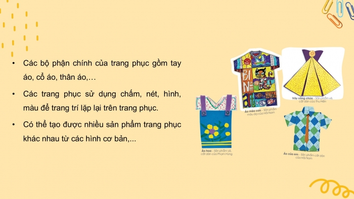 Giáo án PPT Mĩ thuật 2 cánh diều Bài 15: Trang phục em yêu thích