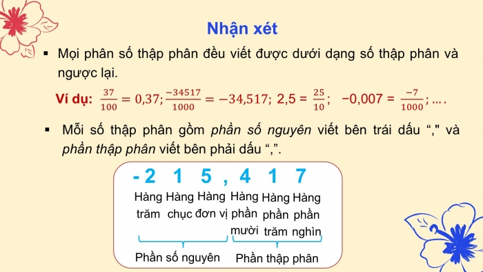 Giáo án PPT Toán 6 kết nối Bài 28: Số thập phân