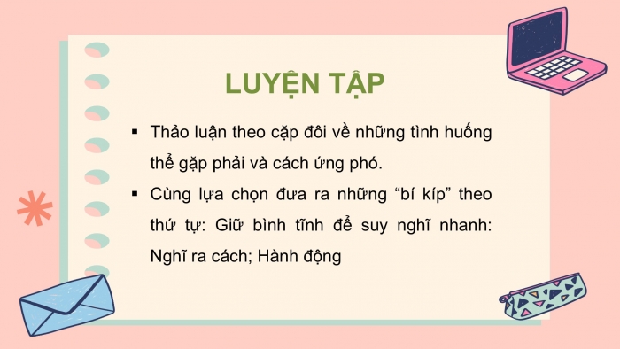 Giáo án PPT HĐTN 2 kết nối Tuần 14: Nghĩ nhanh, làm giỏi