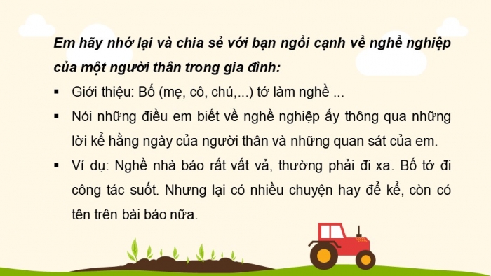 Giáo án PPT HĐTN 2 kết nối Tuần 32: Nghề của mẹ, nghề của cha