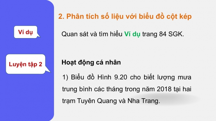 Giáo án PPT Toán 6 kết nối Bài 41: Biểu đồ cột kép